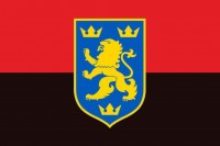 Прапор Галичина (червоно-чорний)
